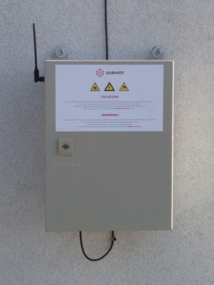 A SURVIOT GNSSPOD installed on site