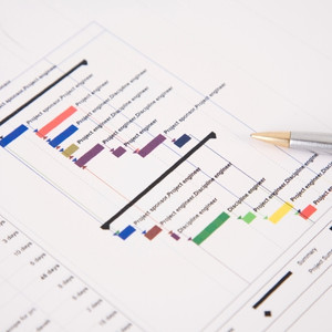 Project schedule chart